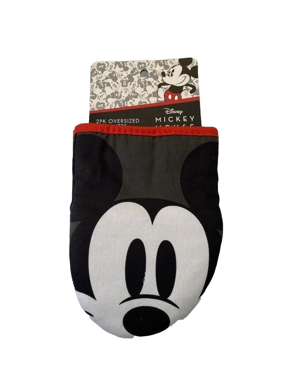 Disney Mickey Mouse Oven Mitts 2pk Oversized Mini Mitts New